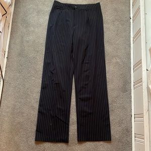Princess polly Archer Pants Navy, pinstripe